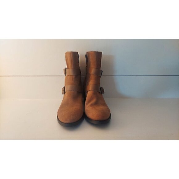 Donald Pliner Saddle Motorcycle Bootie/NWOB, Size 10M - Picture 5 of 9